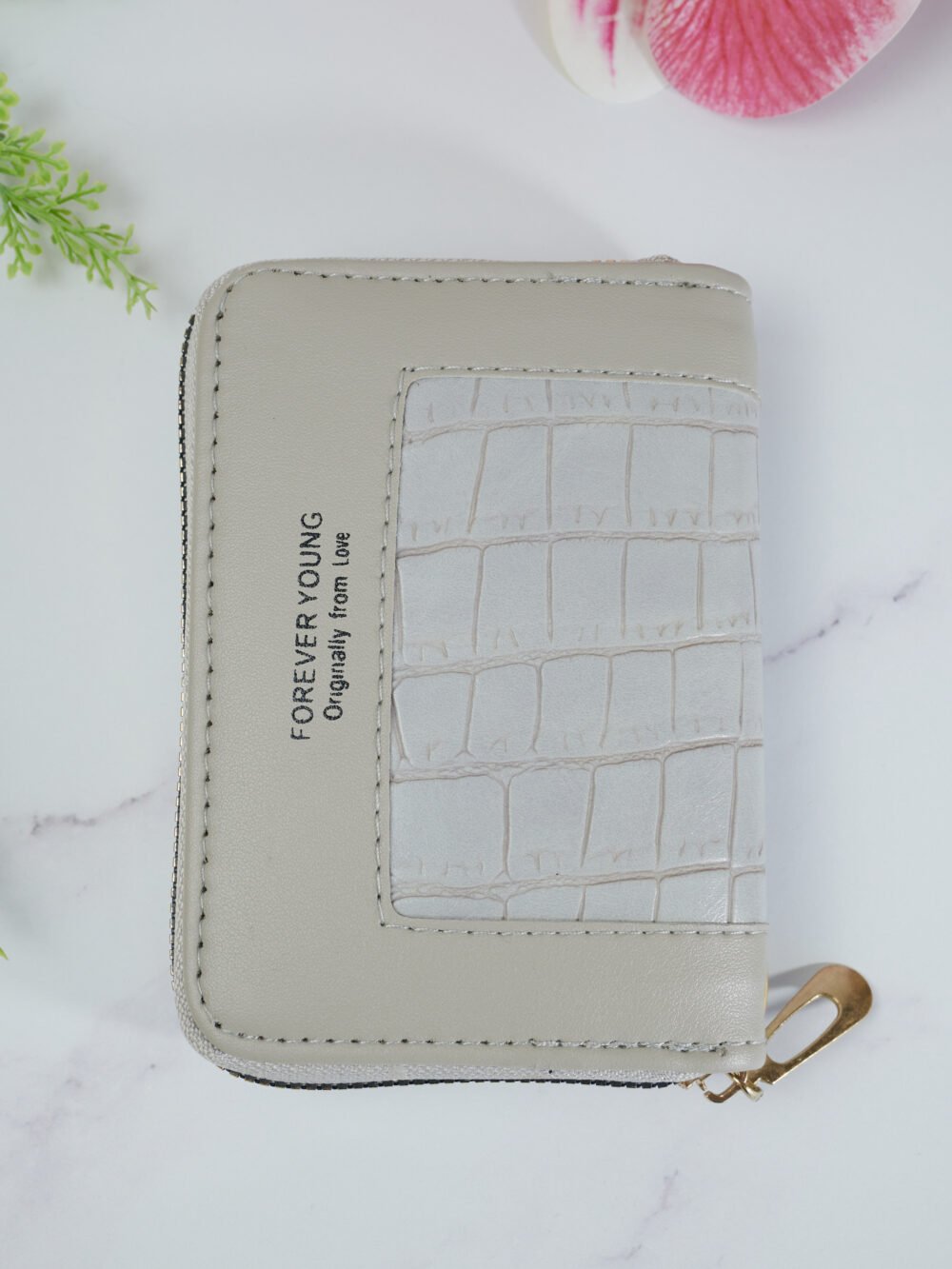 BLANCO HUESO (3) Billeteras chicas