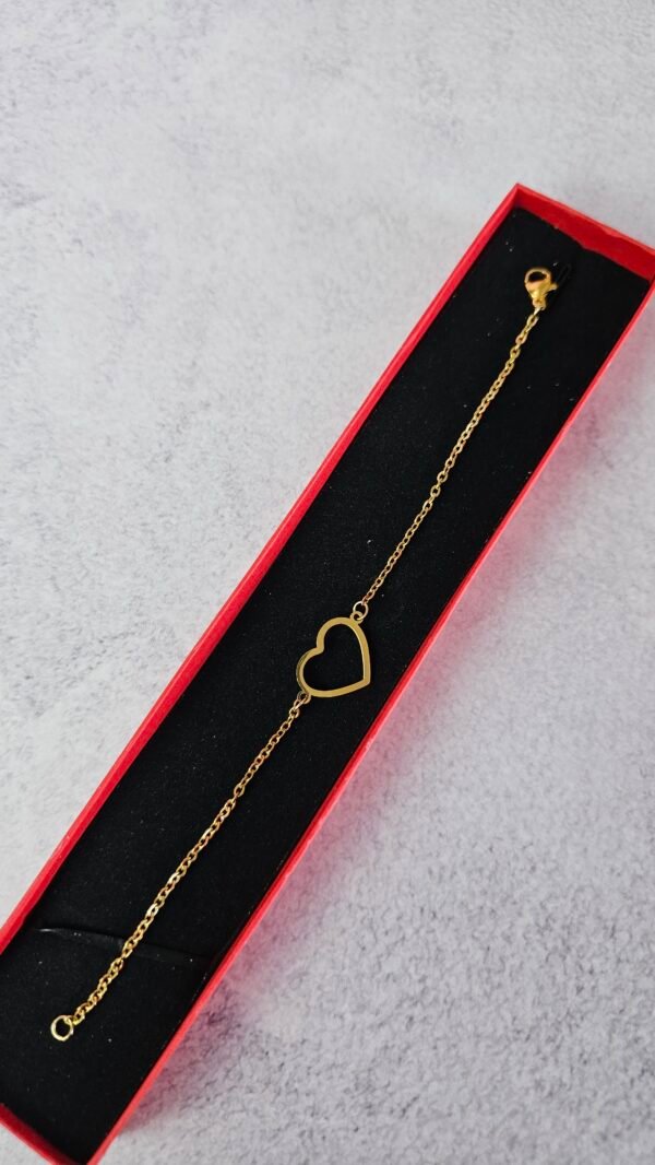 CORAZÓN DORADA Acero Dorado