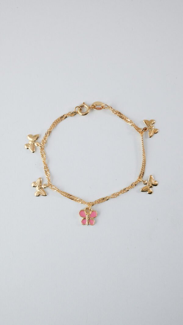 DSC_3474 Pulsera mariposa rosada