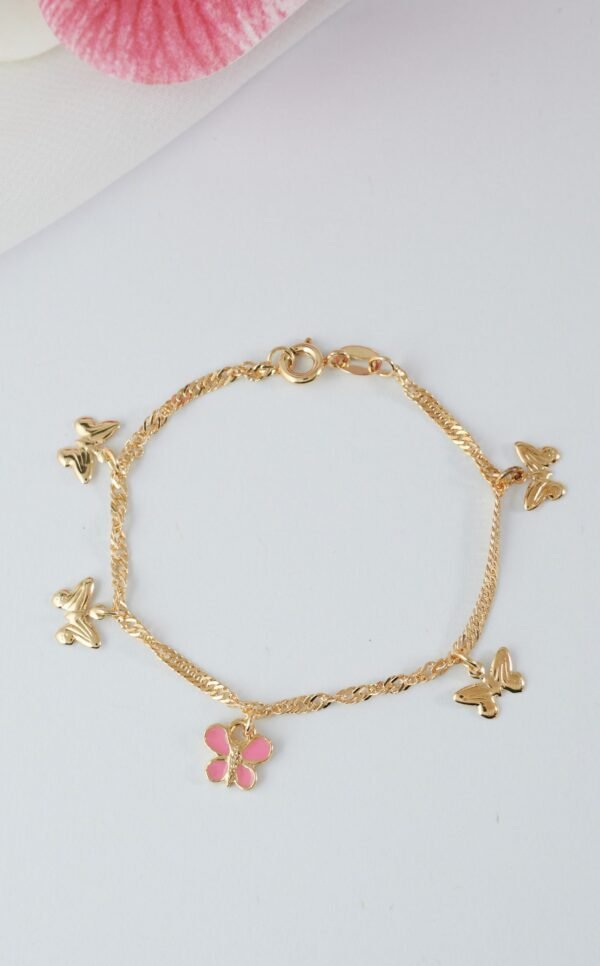 DSC_3475 Pulsera mariposa rosada