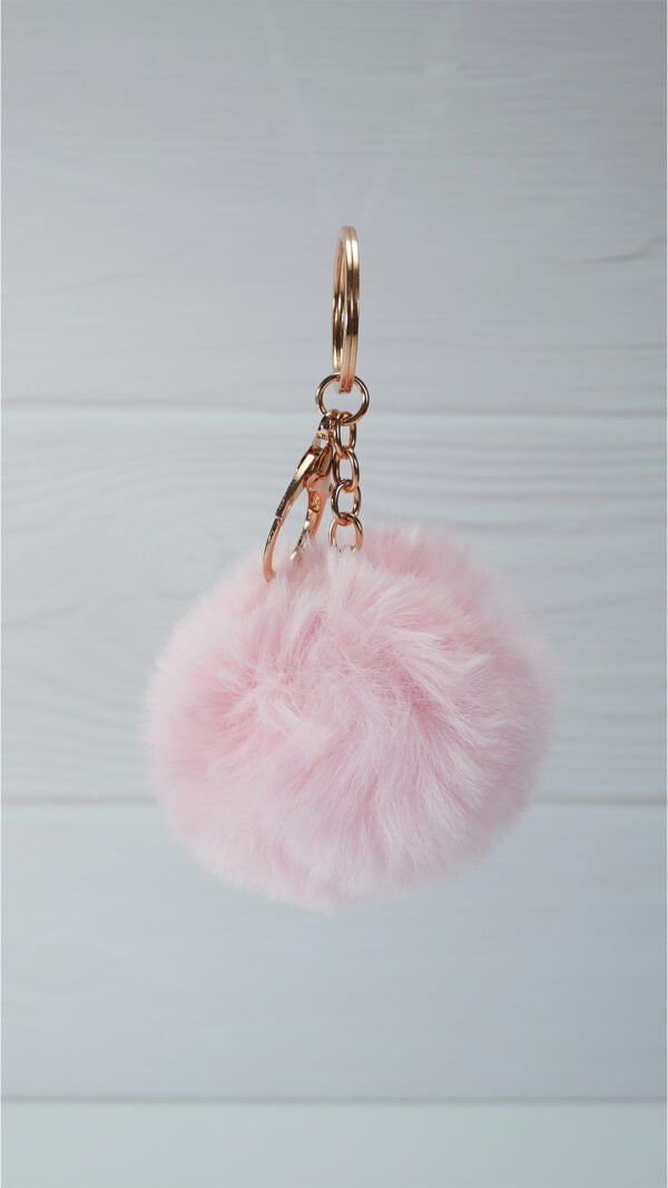 POMPON ROSADO Llavero Pombón