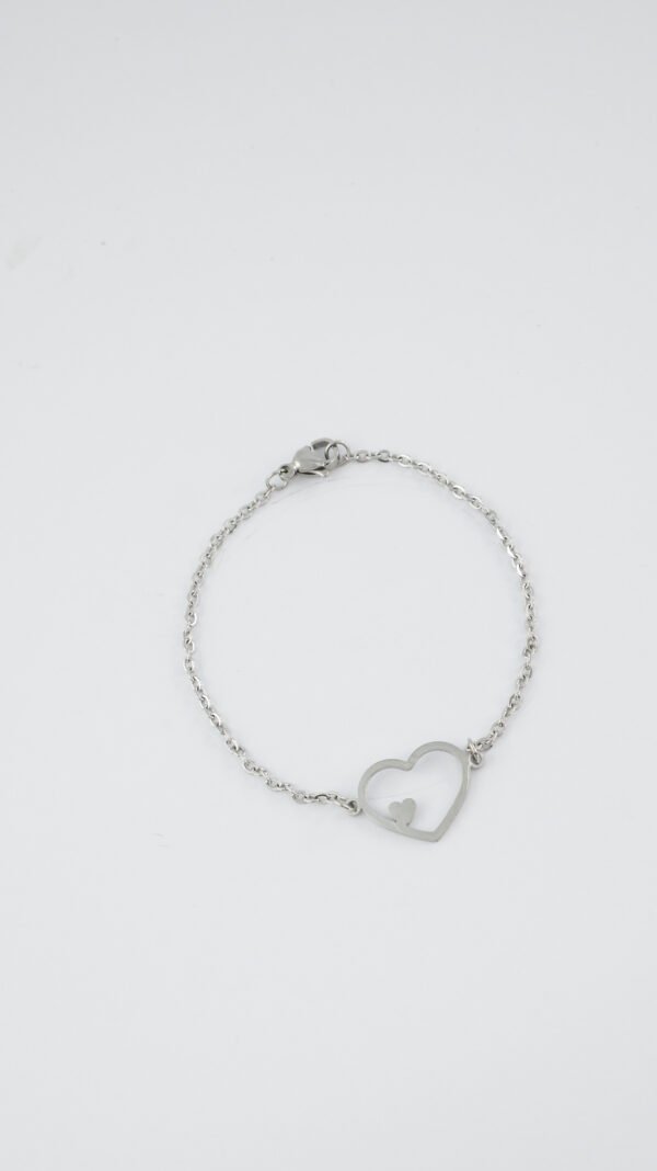 PULSERAS Y MAS01132 Acero Plateado