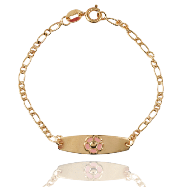 SIN FONDO POST Pulsera Flor rosada