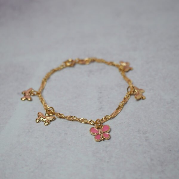 mariposarosada10 Pulsera mariposa rosada