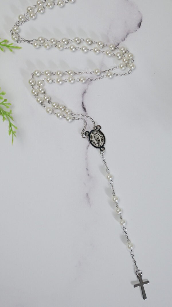 rosario perlas pla8 Rosario con perlas