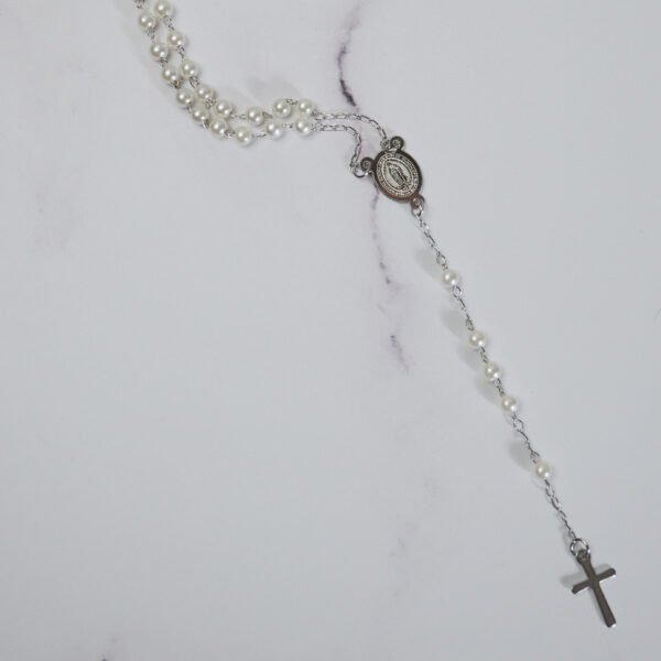 rosario perlas pla9 Rosario con perlas